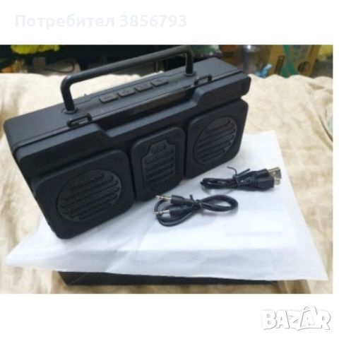 Преносима колонка с Bluetooth тип радио със стойка за телефон RM-S612, снимка 3 - Радиокасетофони, транзистори - 45569547