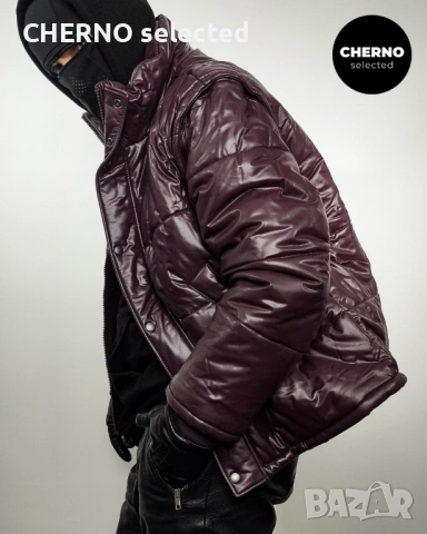 H&M x EDITION BY JOHN BOYEGA 2-в-1 мъжко пуфер яке • елек от еко кожа – лимитирана серия – L•XL, снимка 5 - Якета - 54031813