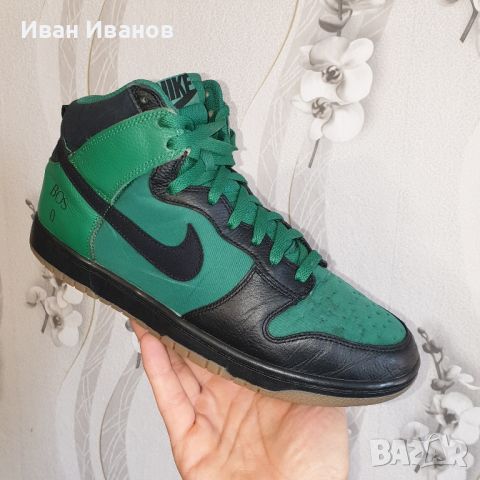 маратонки  Nike Dunk High By You -зелен .  номер 44-44,5, снимка 1 - Маратонки - 45566895