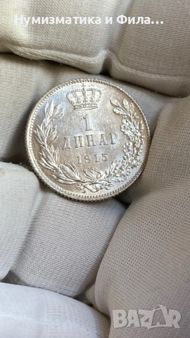 1 динар 1915 година, снимка 6 - Нумизматика и бонистика - 51591557