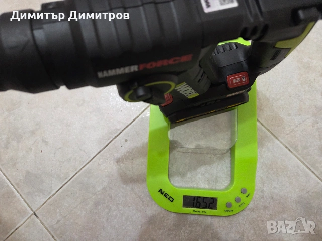 перфоратор WORX , снимка 4 - Бормашини - 53119161