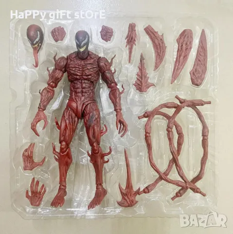 Статуетка Marvel: Spider-Man - Venom-Carnage (Hero Collector), екшън фигура 21cm, снимка 11 - Колекции - 48876274