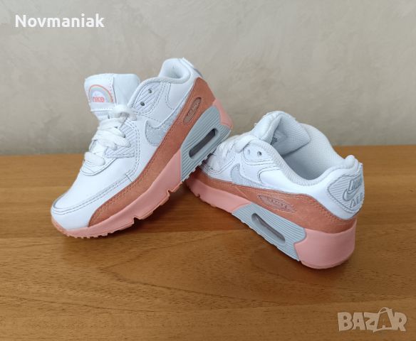 Nike Air Max 90 Leather-Като Нови, снимка 11 - Детски маратонки - 46156191