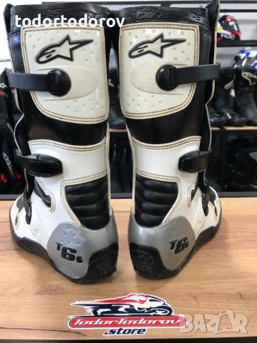 Детски мотокрос ботуши ALPINESTARS TECH6S,номер 37, снимка 5 - Аксесоари и консумативи - 46116935