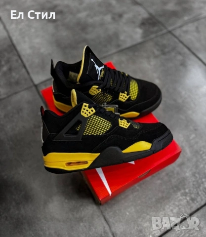 📌Air Jordan 4 Retro “Black/Yellow” 41 43 44 45 46 номер Цена 95 евро Еконт