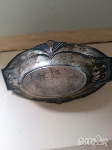 Посребрен лъжичник WMF , снимка 3 - Антикварни и старинни предмети - 54025128