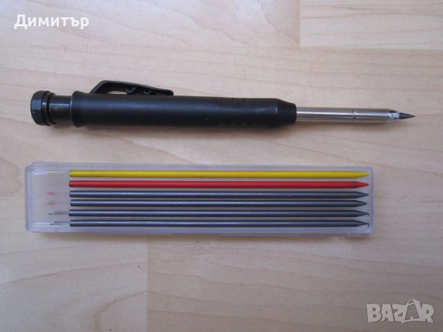 Автоматичен дърводелски молив + 6бр. графити - нови, снимка 3 - Други инструменти - 45826868
