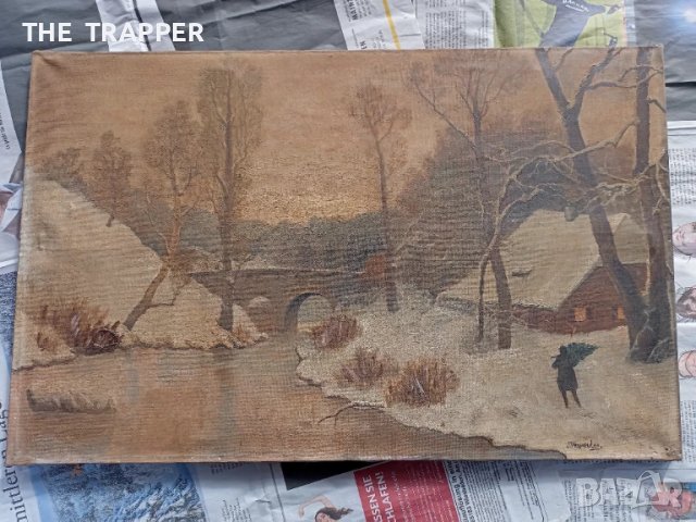 Антична картина холандски художник,картина