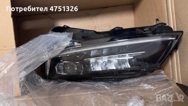 Оригинален лед фар ляв Skoda Superb 3