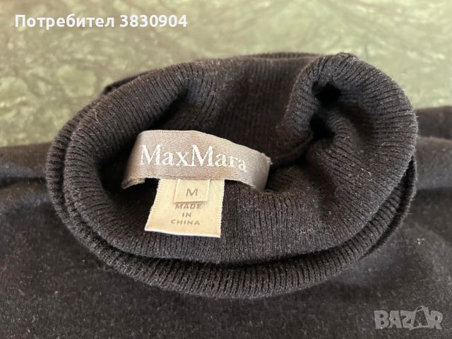 Поло пуловер, MaxMara, Италия, размер M, снимка 5 - Блузи с дълъг ръкав и пуловери - 45375824