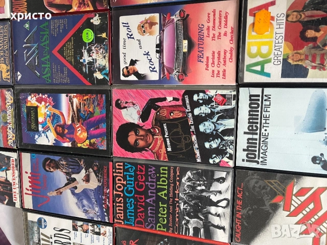 оригинални видеокасети рок и поп мизика, снимка 7 - DVD дискове - 53522875