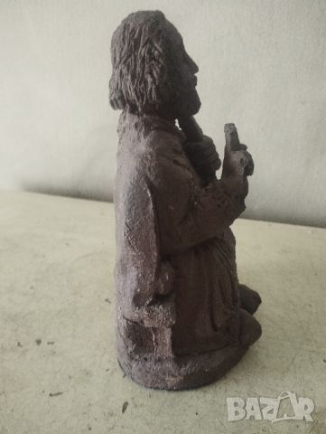 Стара керамична статуетка, снимка 2 - Статуетки - 46139465
