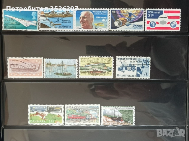 Колекция пощенски марки на тема Воден транспорт и тема Транспорт, снимка 6 - Филателия - 52546237