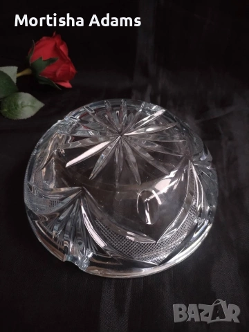 Кристален пепелник, снимка 4 - Колекции - 53916792