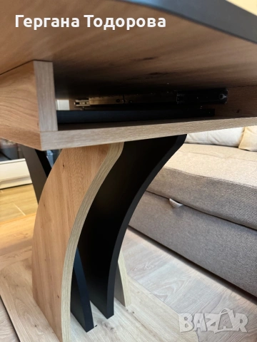 Маса Чисто Нова сглобена Трапезна, снимка 3 - Маси - 53704373