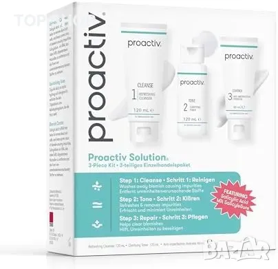 Нова Тристепенна система за почистване Proactiv 60 дни – чиста кожа, снимка 2 - Козметика за лице - 50015920