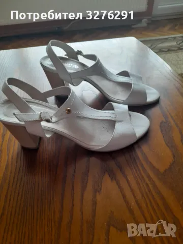 Бели сандали р.40 , снимка 1