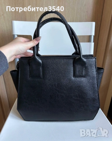 Черна дамска чанта Fentis, снимка 10 - Чанти - 44194707