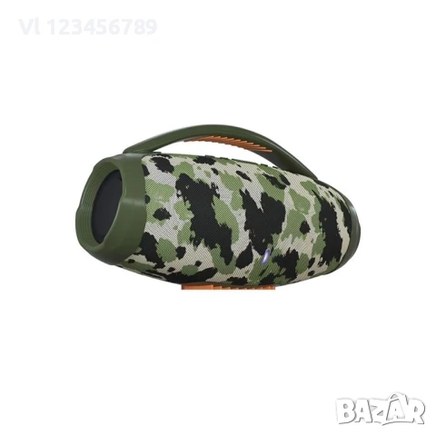 Портативна мощна блутут колона Booms Box 3 Mini RGB, снимка 7 - Радиокасетофони, транзистори - 52270232