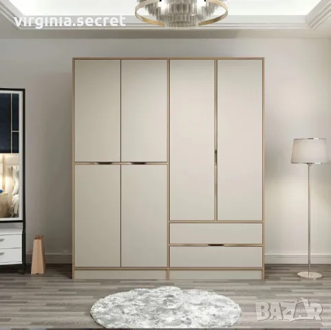 Гардвроби 4 врати, снимка 11 - Гардероби - 49860926