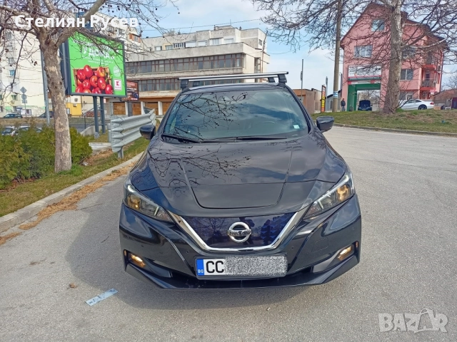 Nissan Leaf 62 kWh електрически 150k.c -цена 32 200лв мотора е 150 коня Пробег с едно зареждане: 350, снимка 3 - Автомобили и джипове - 51987501