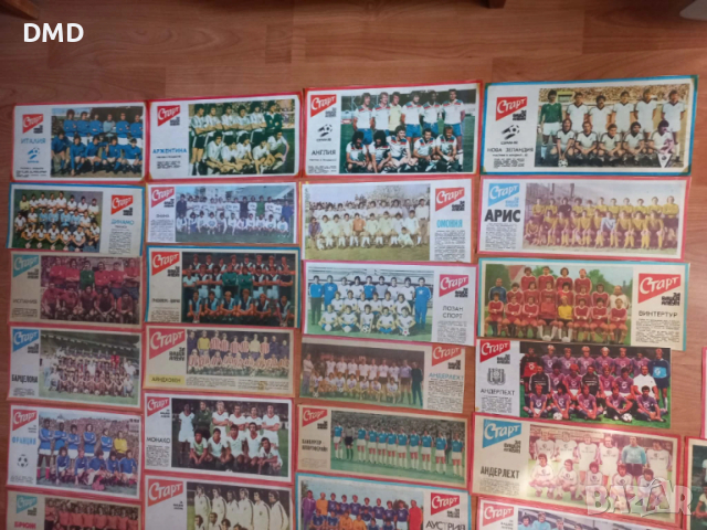 Футболни снимки на отбори от в. Старт, снимка 6 - Колекции - 53581225