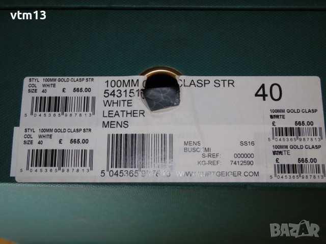 Buscemi 100мм Gold Clasp - 40 номер Оригинални! Made in Italy, снимка 13 - Кецове - 52826769