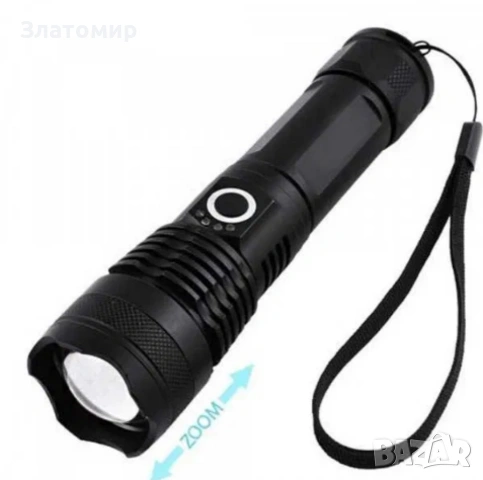 Супер лек акумулаторен фенер P50 SUPER LIGHT, снимка 4 - Къмпинг осветление - 53115095