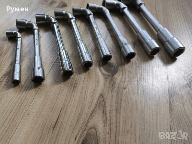 Г-образни ключове с проходен отвор за шпилка, снимка 5 - Други инструменти - 51463207