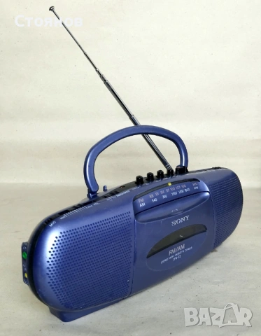 Мини радиокасетофон Sony CFS-E2, снимка 2 - Радиокасетофони, транзистори - 54243543
