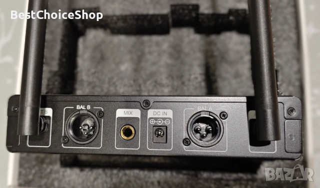 TONOR безжична микрофонна система с два микрофона – Черен и червен, снимка 3 - Микрофони - 53407582