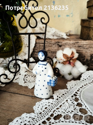 Порцеланови фигурки Гжель, снимка 6 - Колекции - 52567436