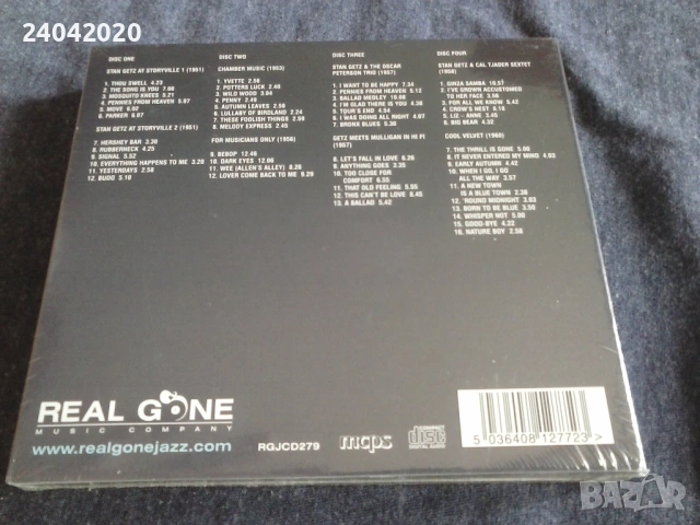Stan Getz - Eight Classic Albums 4CD Collection NEW!, снимка 3 - CD дискове - 53616022