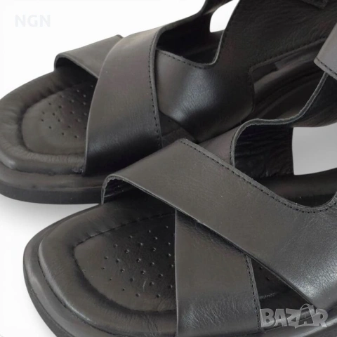 Модерни дамски сандали от естествена кожа., снимка 5 - Сандали - 53587589