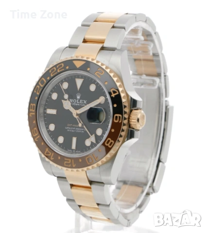 Rolex GMT-Master II 40mm Two-Tone Rose Gold 'Root Beer' Automatic Различни Варианти, снимка 3 - Мъжки - 54048990