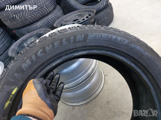 2 бр.зимни гуми Michelin 215 50 17 dot3819 цената е за брой!, снимка 8 - Гуми и джанти - 44937543