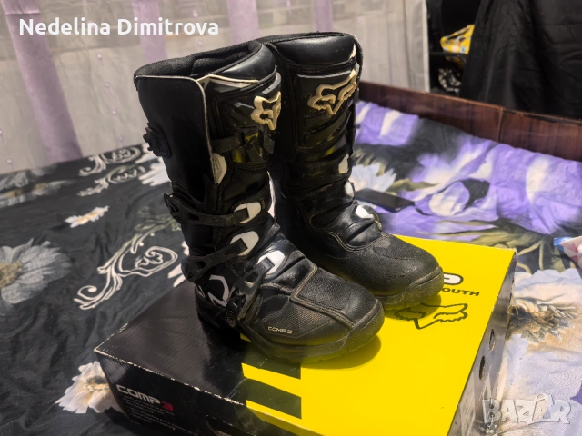 Fox comp3 ботуши мотокрос  39 номер , снимка 3 - Аксесоари и консумативи - 53758675