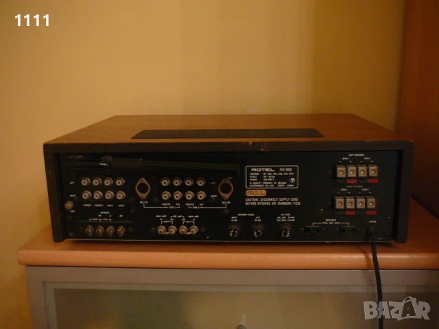 ROTEL RX-800, снимка 8 - Ресийвъри, усилватели, смесителни пултове - 51409776
