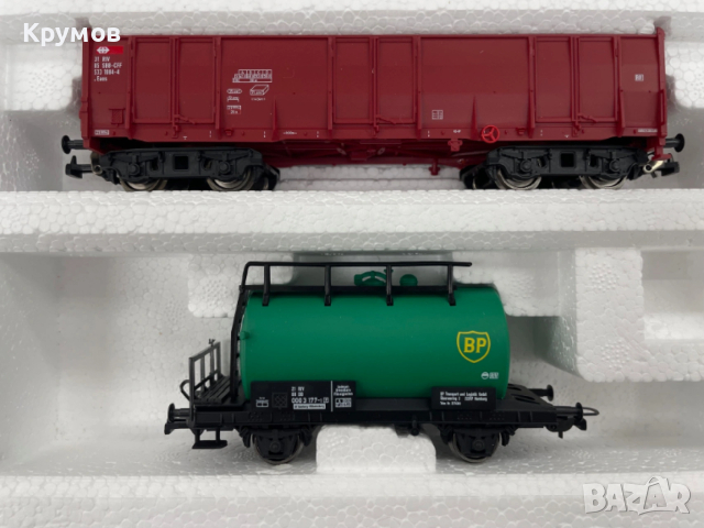 Стартов сет комплект Пико BR185 вагони HO 1:87 влак ЖП модел релси траф, снимка 4 - Колекции - 53396214
