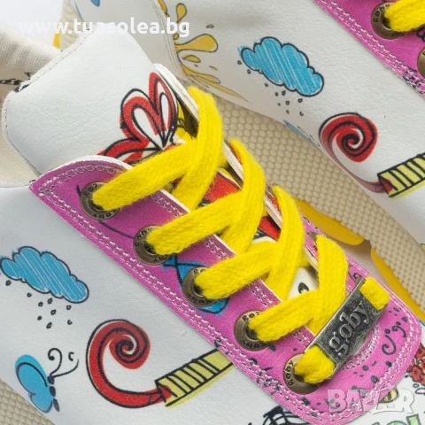 Дамски цветни маратонки с оригинален дизайн | Марка Tuasolea, снимка 1