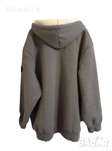 Мъжки ватиран суитшърт - 6 XL, снимка 3 - Суичъри - 53584414