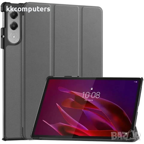 Кожен Калъф за Lenovo Yoga Tab 11.1 със Стойка - PU Кожа, Защита от Падане, Вкл. Протектор за Екран , снимка 4 - Калъфи, кейсове - 53267220