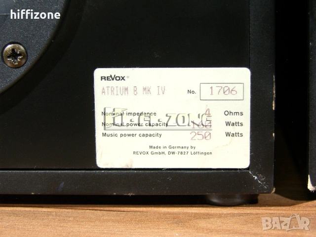 Тонколони   Revox atrium b mk lv , снимка 12 - Тонколони - 53414368