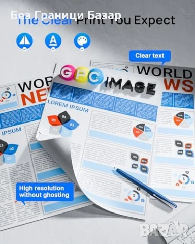 Нови LC527XL мастилени касети за Brother MFC-J4350DW/J4550DW 4 броя, снимка 4 - Други - 53518022