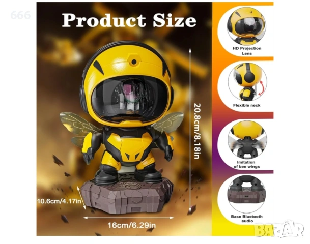 Нощна лампа-проектор Star Galaxy, снимка 8 - Други - 54064121