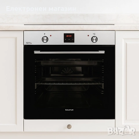 Фурна за вграждане Taurus HM778IXD – 78 L, 2600 W, 9 функции, WaterSteam Clean, с дефект