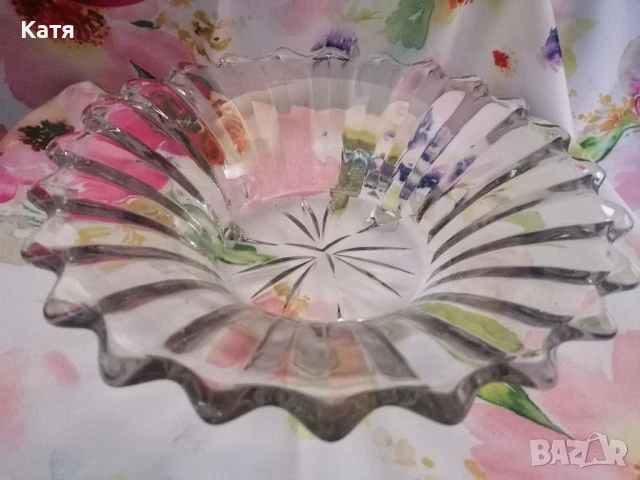 Фруктиера стъклена 60/70 год. 