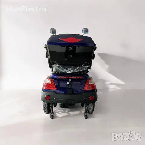 Електрическа Триколка blueElectric BM1-LUX 2000W | 60V | 24Ah | BLUE/BLACK, снимка 6 - Мотоциклети и мототехника - 49745684