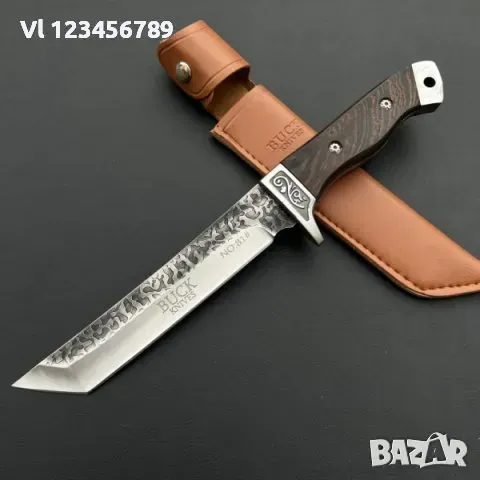 Ловен нож BUCK KNIVES 81, 5CR13Моv, 175x300 mm, снимка 1 - Ножове - 49212294