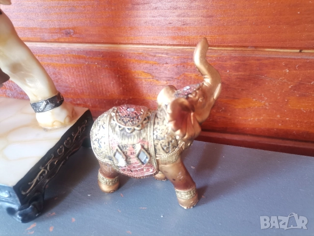 Красив каминен часовник + 2 слончета подарък, снимка 3 - Декорация за дома - 51823059